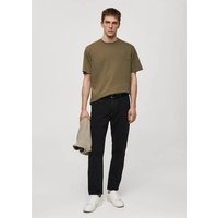 Relaxed Fit-T-Shirt aus 100 % Baumwolle von mango man