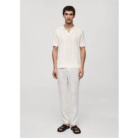 Rippstrick-Poloshirt von mango man