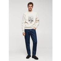 Sweatshirt mit Motiv von mango man