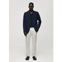 Slim Fit Blazer aus Leinen mit Baumwolle von mango man
