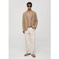Slim Fit Blazer mit Mikrostruktur Slim Fit Blazer mit Mikrostruktur von mango man