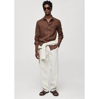 Classic-Fit-Hemd aus 100 % Leinen von mango man