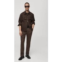 Slim Fit-Hose aus 100 % Leinen von mango man