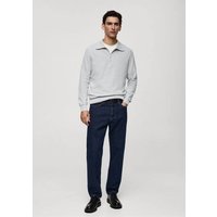 Pullover mit Zip-Kragen von mango man