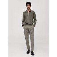 Pullover mit Zip-Kragen von mango man