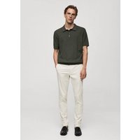 Strukturiertes Feinstrick-Poloshirt Strukturiertes Feinstrick-Poloshirt von mango man