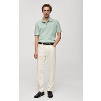Strukturiertes Feinstrick-Poloshirt Strukturiertes Feinstrick-Poloshirt von mango man