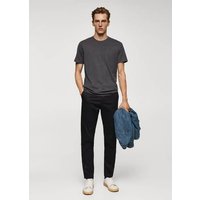 Basic-T-Shirt aus Stretchbaumwolle von mango man