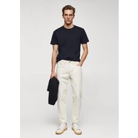 Basic-T-Shirt aus Stretchbaumwolle von mango man