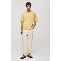 T-Shirt aus 100 % Baumwolle mit Tasche von mango man