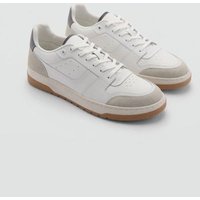 Sneakers mit kontrastierenden Lederdetails Sneakers mit kontrastierenden Lederdetails von mango man