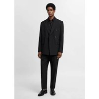 Slim Fit-Anzugblazer in Wickel-Optik von mango man