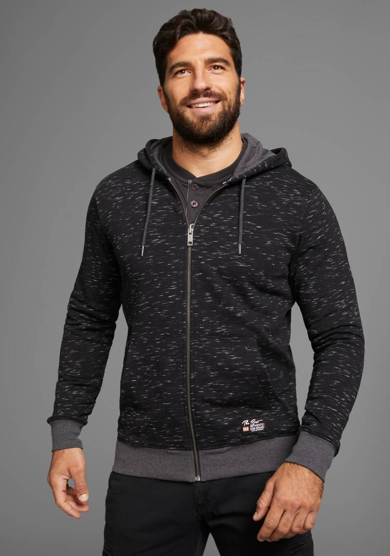 Man's World Kapuzensweatjacke, mit Logo auf der Brust - NEUE KOLLEKTION von mans world