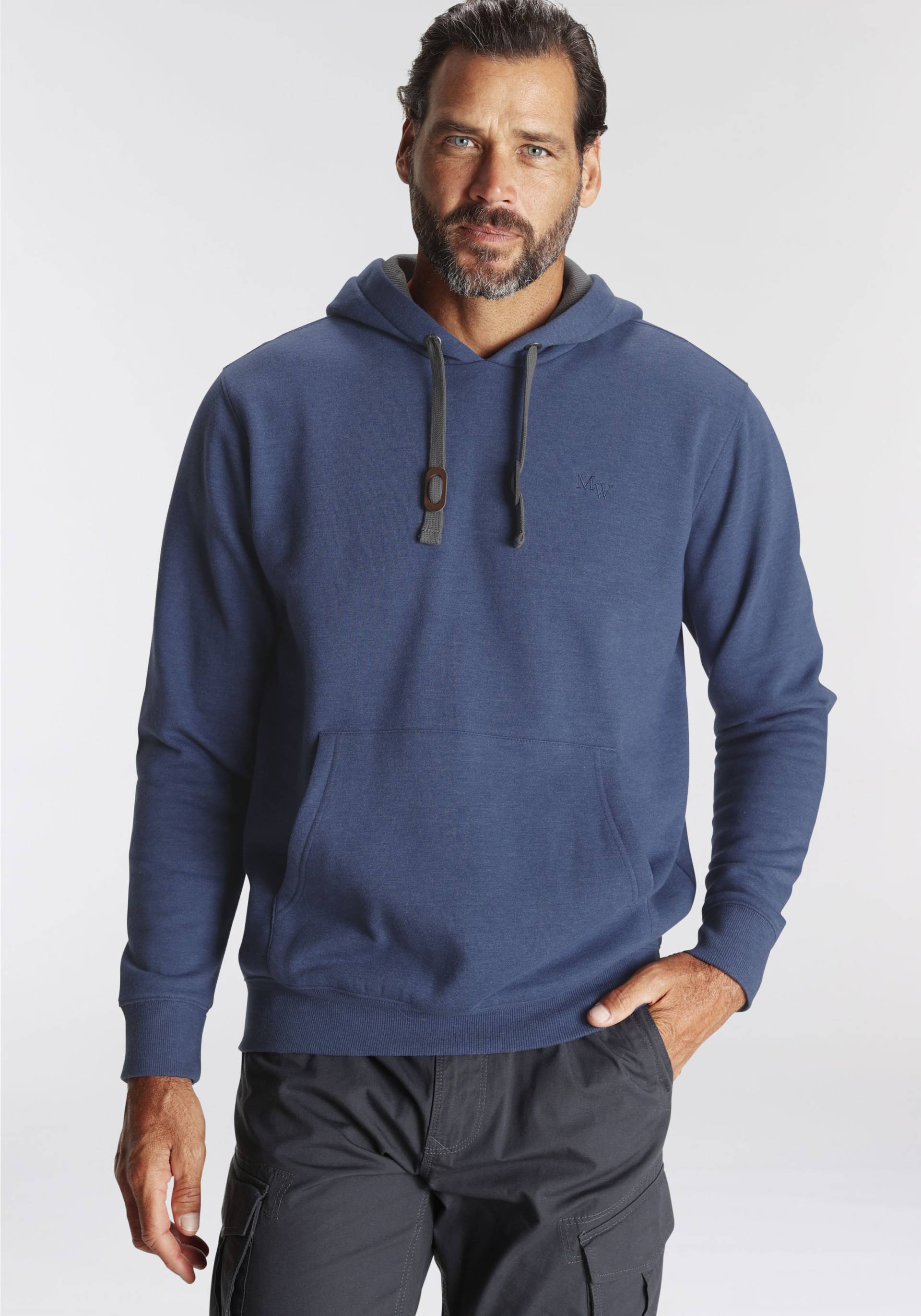 Man's World Kapuzensweatshirt, mit Kontrast- Details von mans world