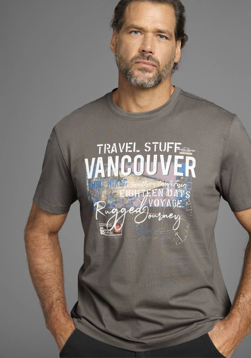 Man's World T-Shirt, Kurzarm, bedruckt, Rundhalsausschnitt, aus dehnbarem Jerseystoff von mans world
