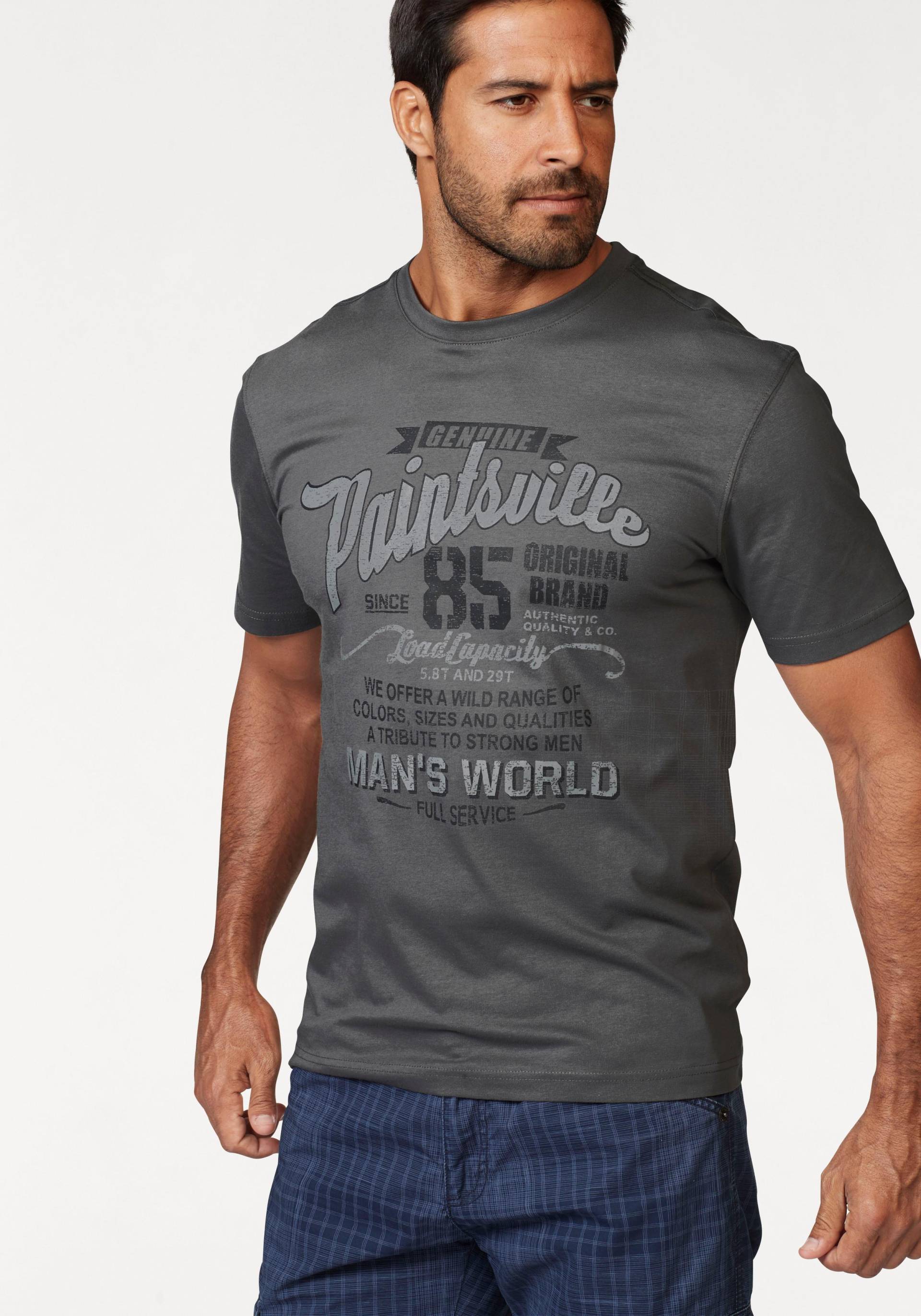 Man's World T-Shirt, mit Print von mans world
