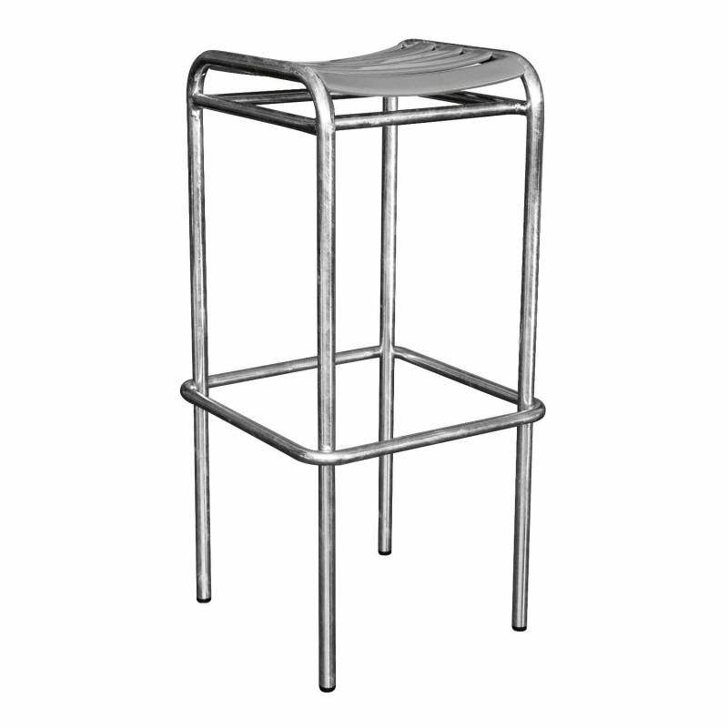 Bättig Modell 25 Barhocker, Farbe ral 5008 graublau von manufakt
