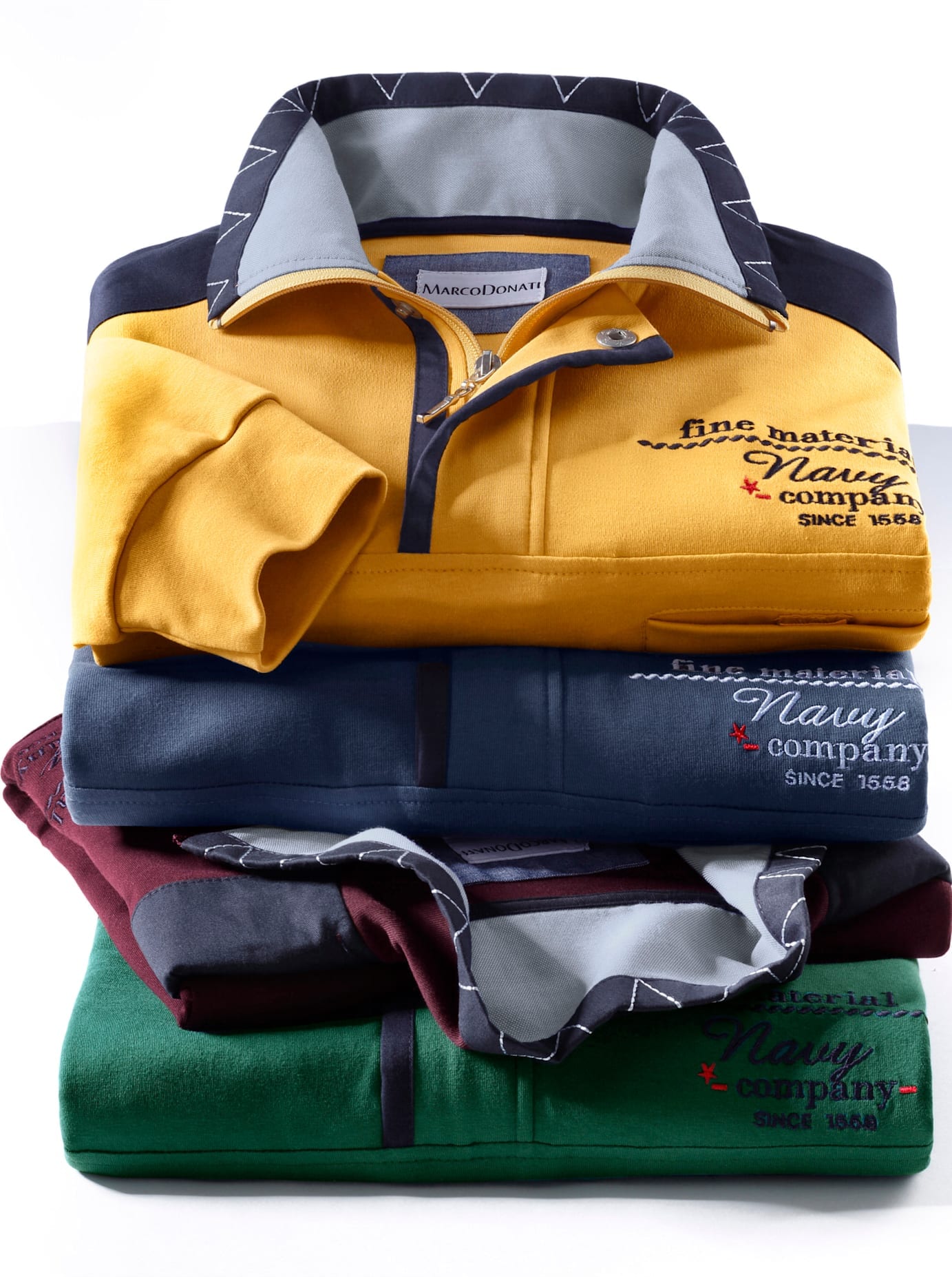 Marco Donati Poloshirt »Langarm-Shirt«, (1 tlg.) von marco donati