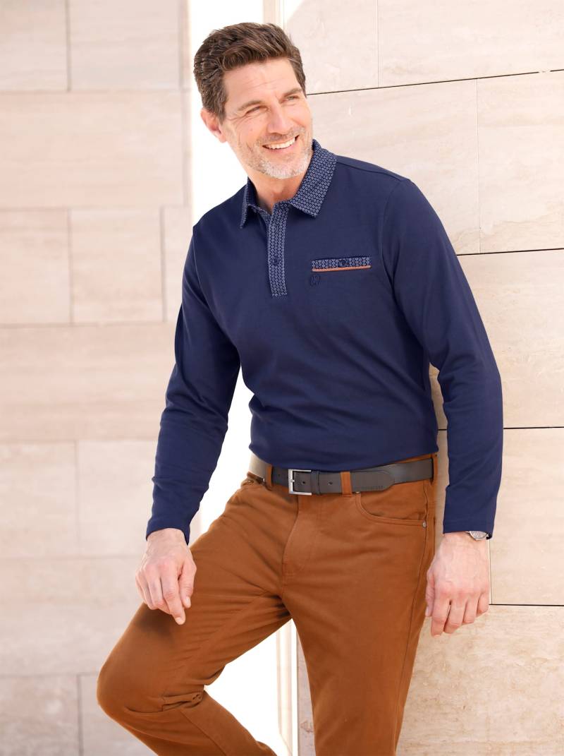 Marco Donati Poloshirt »Langarm-Poloshirt«, (1 tlg.) von marco donati