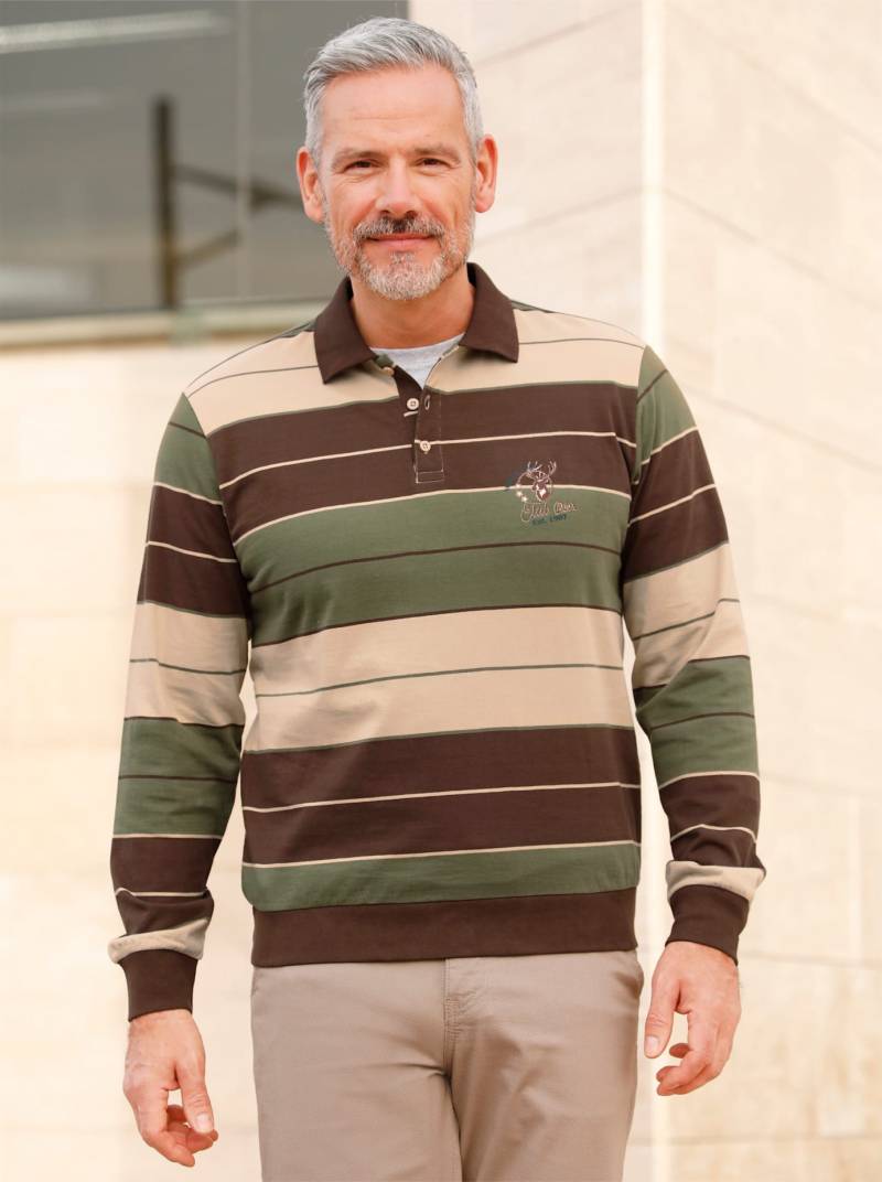 Marco Donati Poloshirt »Langarm-Poloshirt«, (1 tlg.) von marco donati