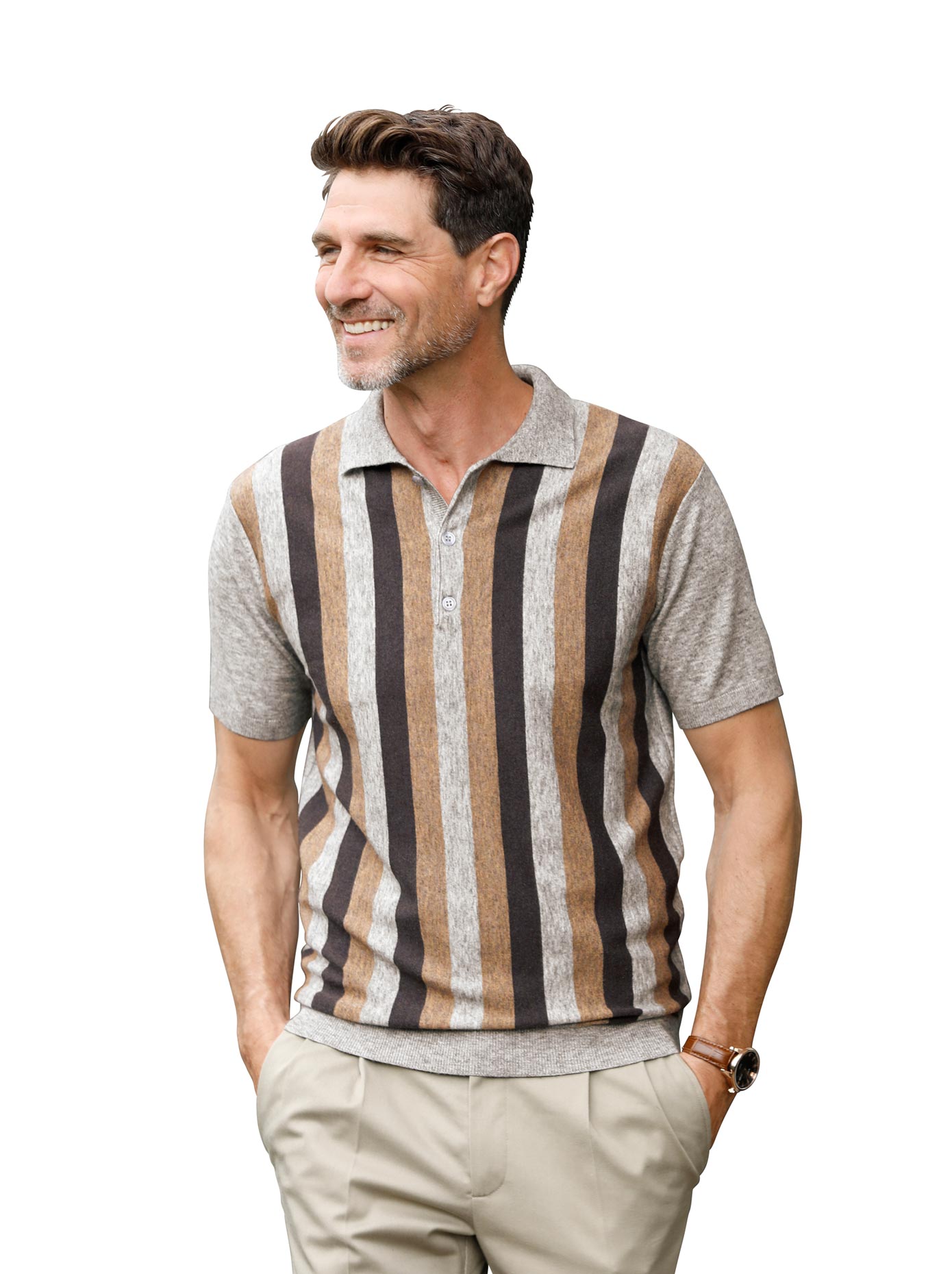 Marco Donati Poloshirt »Strick-Poloshirt«, (1 tlg.) von marco donati