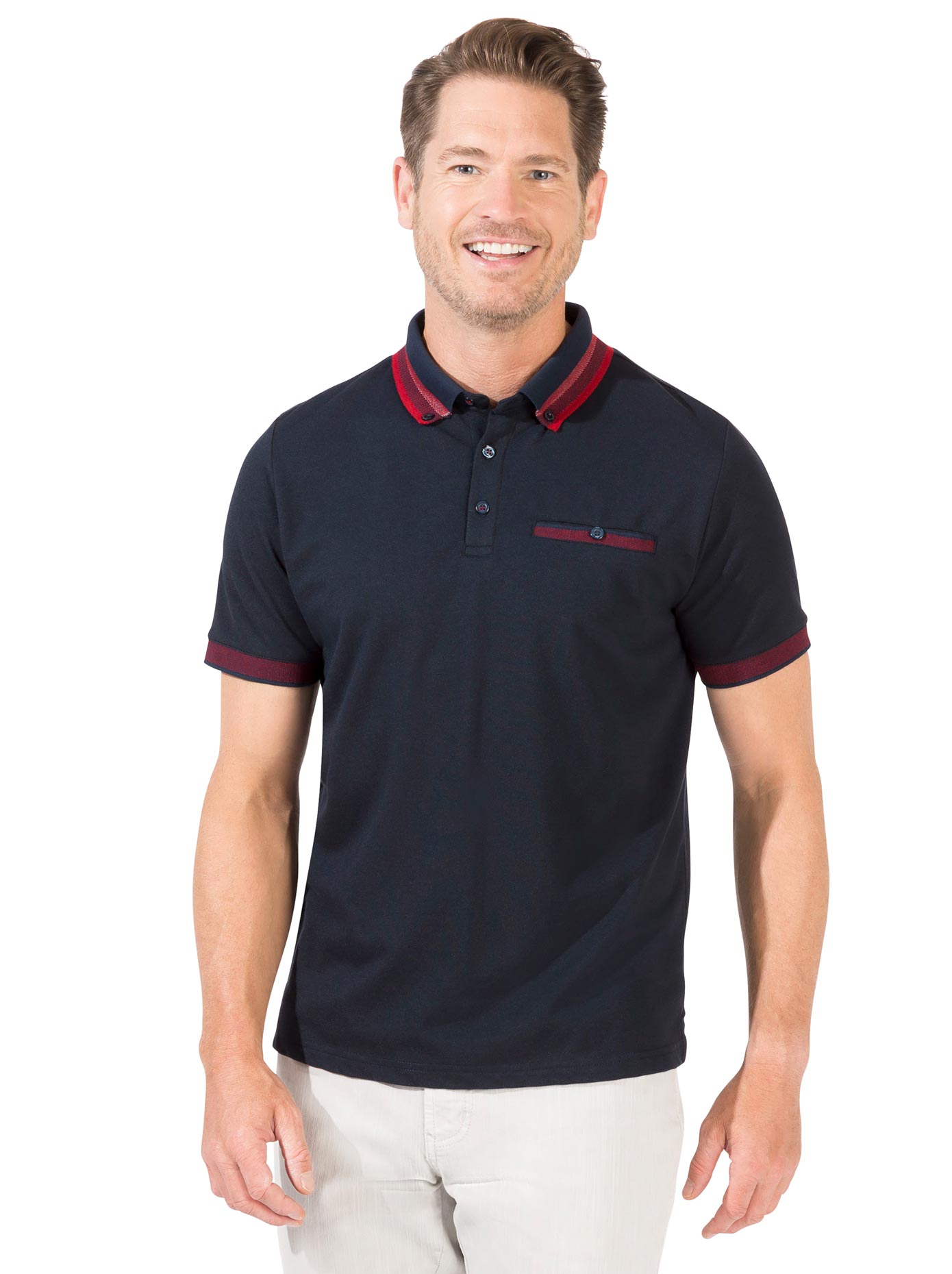 Marco Donati Poloshirt »Kurzarm-Poloshirt«, (1 tlg.) von marco donati