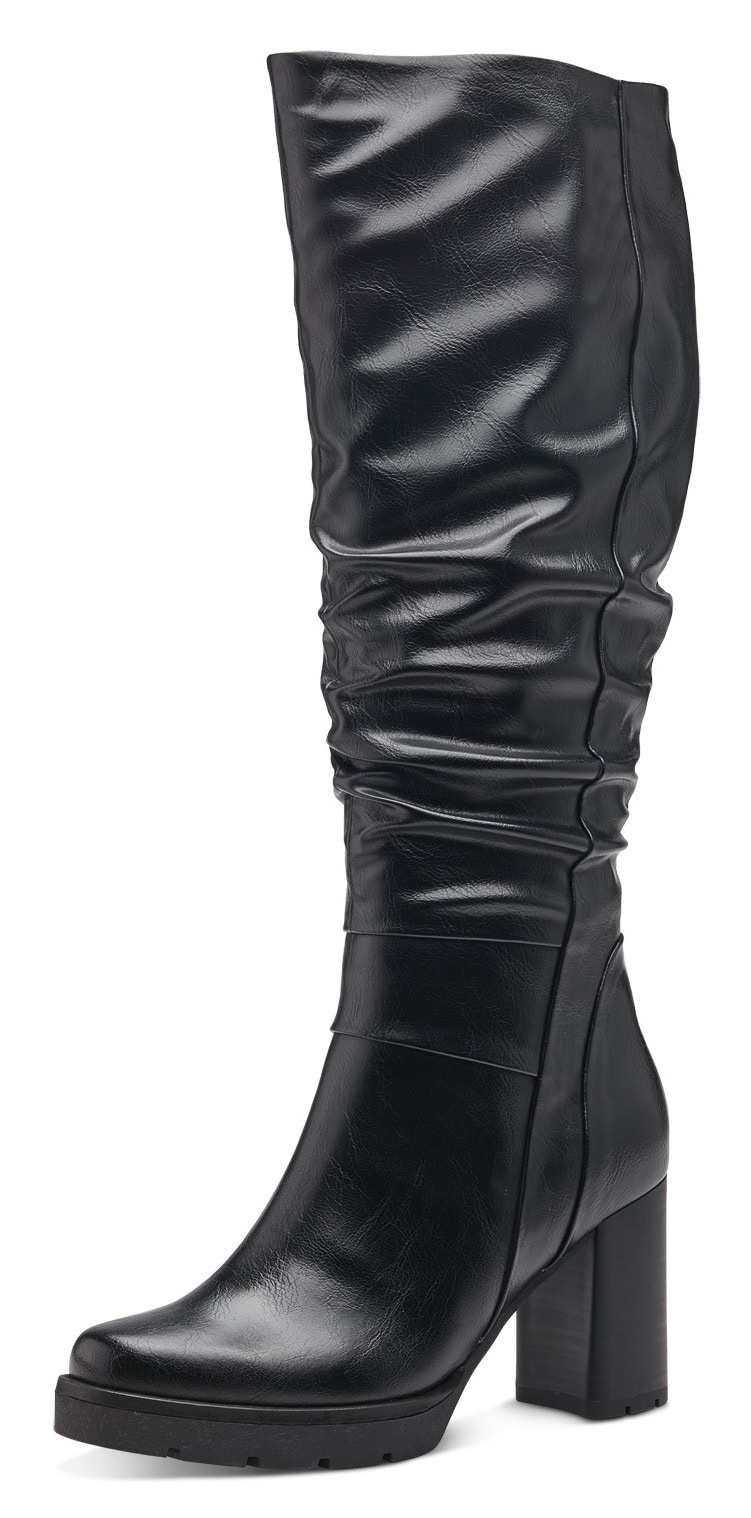 MARCO TOZZI Stiefel, mit Falten im slouchy Look von marco tozzi