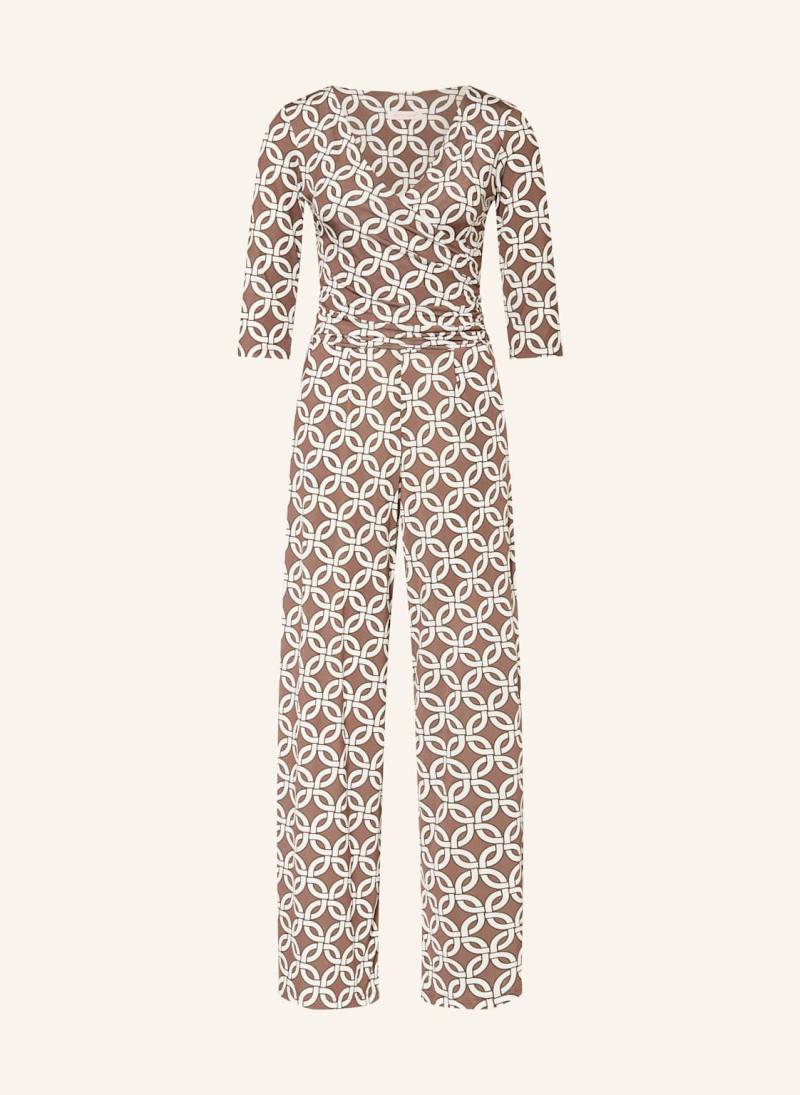 Marivie Jersey-Jumpsuit Jump In! Mit 3/4-Arm braun von marivie