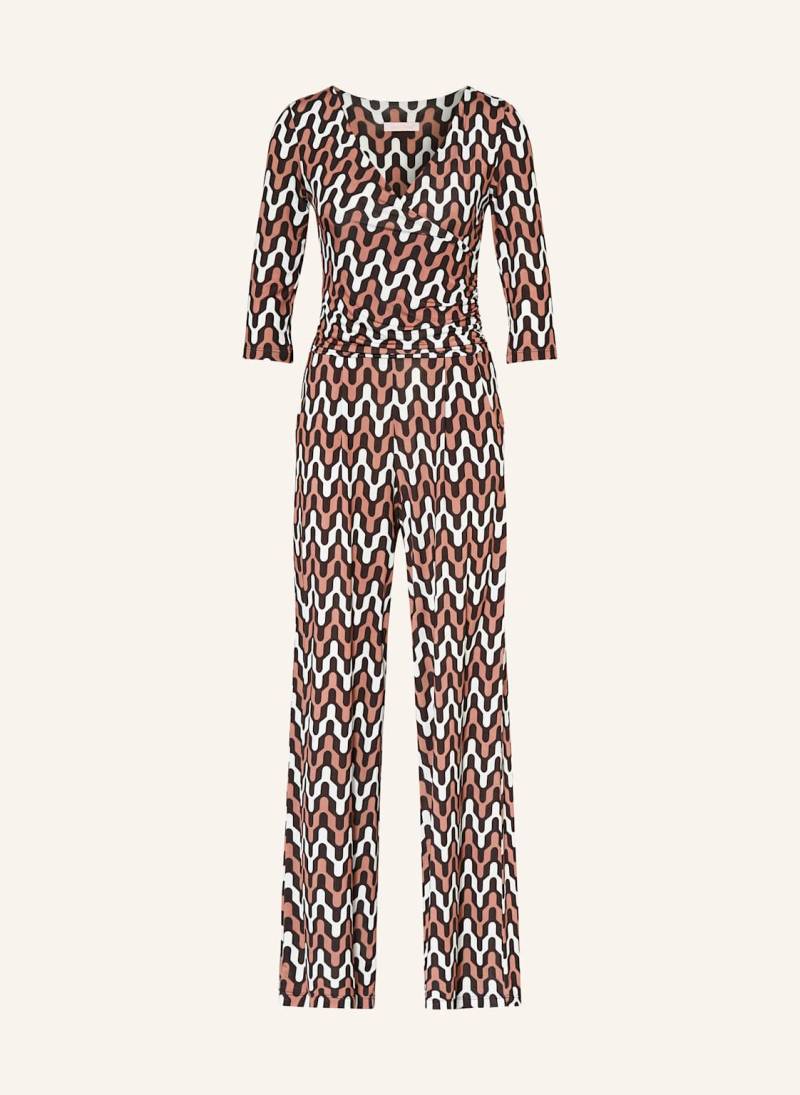 Marivie Jersey-Jumpsuit Jump In! Mit 3/4-Arm braun von marivie