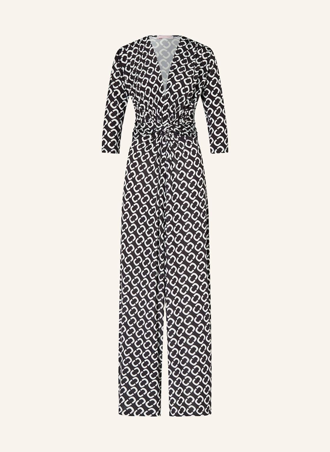 Marivie Jumpsuit Tempt Me! Aus Jersey Mit 3/4-Arm schwarz von marivie