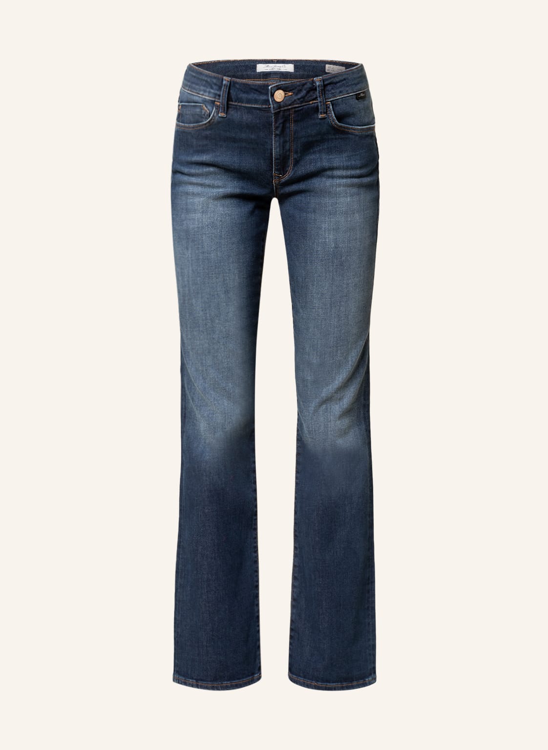 Mavi Bootcut Jeans Bella blau von mavi