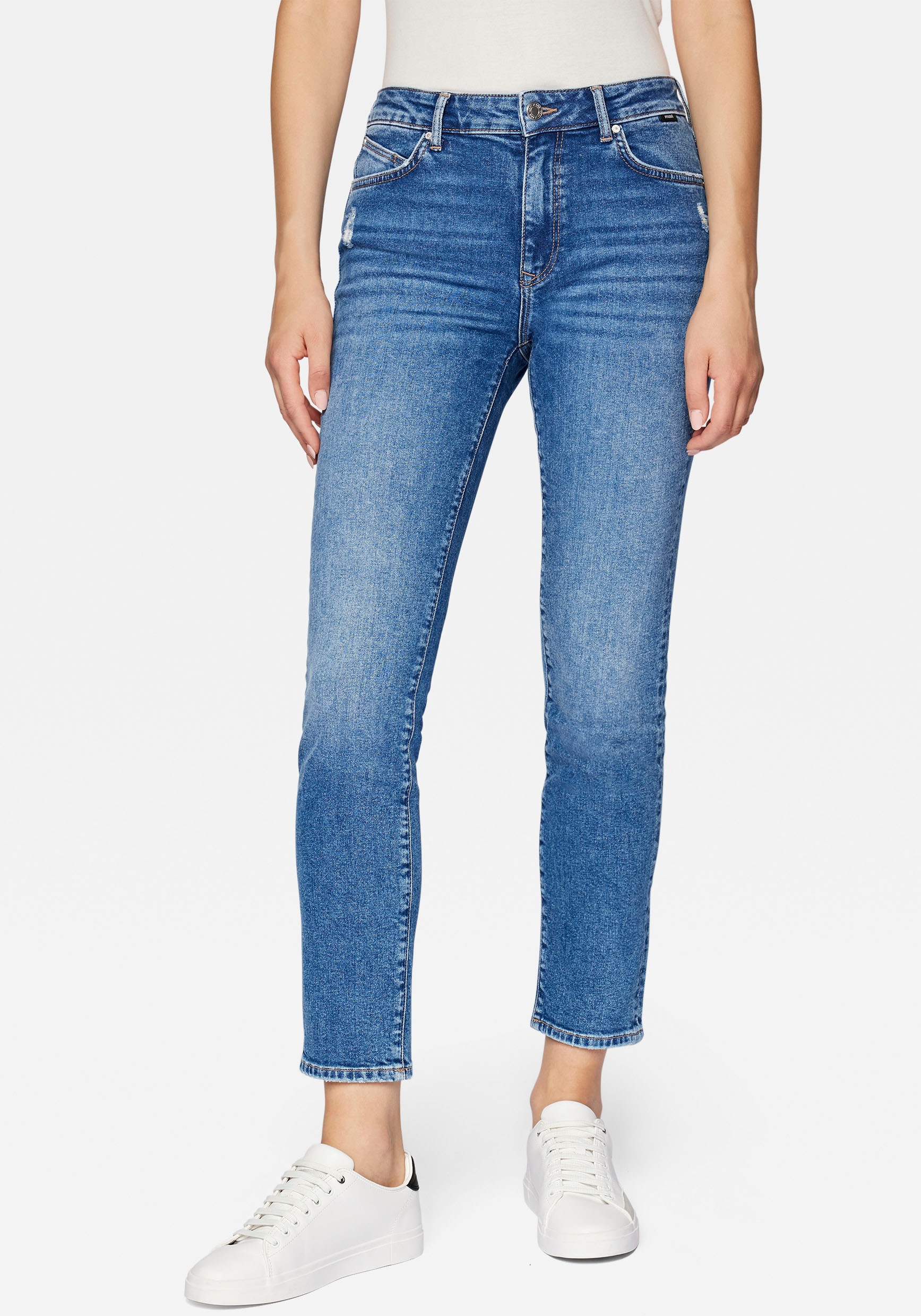 Mavi Slim-fit-Jeans, trageangenehmer Stretchdenim dank hochwertiger Verarbeitung von mavi