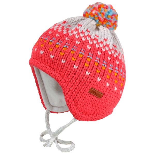 maximo - Baby Girl's Mütze ausgenäht Gr 45 cm;47 cm rot von maximo