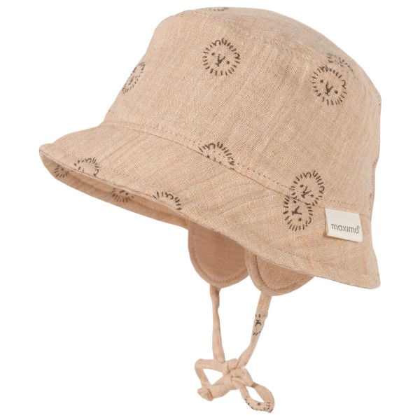 maximo - Baby's Hütchen Musselin Band Ohrenkl. Futter - Hut Gr 47 cm beige von maximo
