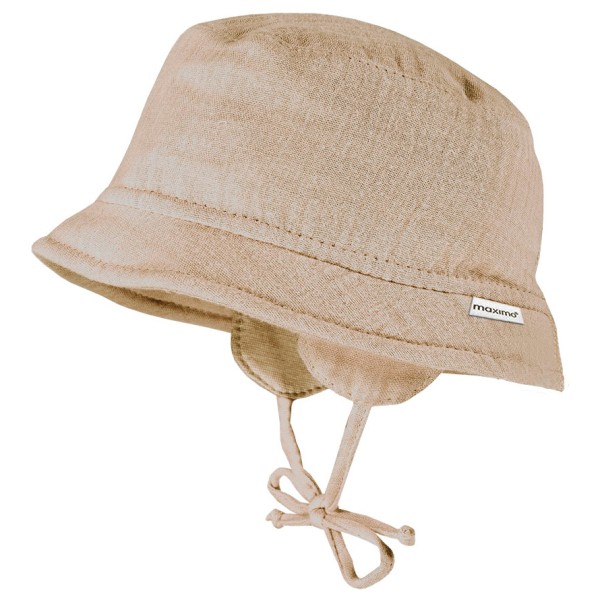 maximo - Baby's Hütchen Musselin Band Ohrenkl. Futter - Hut Gr 47 cm beige maximo - Baby's Hütchen Musselin Band Ohrenkl. Futter - Hut Gr 47 cm beige von maximo
