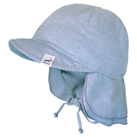 maximo - Baby's Schildmütze Futter Nackenschutz Bindeband - Hut Gr 47 cm grau maximo - Baby's Schildmütze Futter Nackenschutz Bindeband - Hut Gr 47 cm grau von maximo