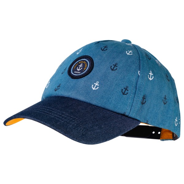 maximo - Boy's Cap Maritime Snap Back - Cap Gr 51-53 cm blau von maximo