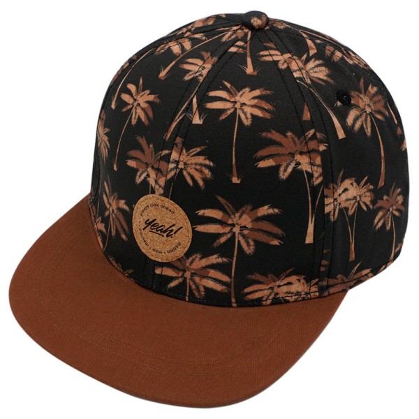 maximo - Boy's Cap Palms - Cap Gr 55 cm braun von maximo