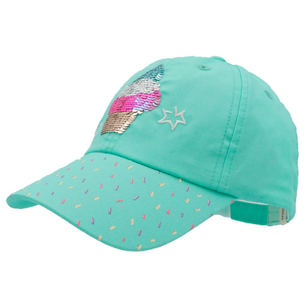 maximo - Girl's Cap Ice - Cap Gr 47-49 cm türkis von maximo