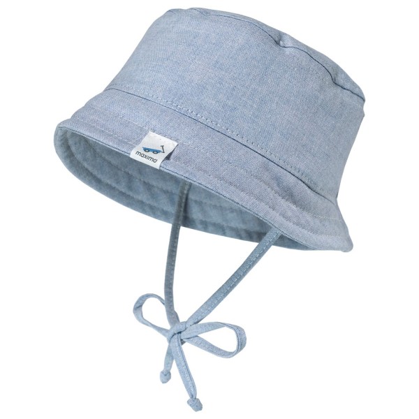 maximo - Kid's Baby Hütchen Futter Bindeband UV 15 - Hut Gr 41 cm grau von maximo