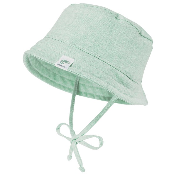 maximo - Kid's Baby Hütchen Futter Bindeband UV 15 - Hut Gr 47 cm light menthe melange von maximo