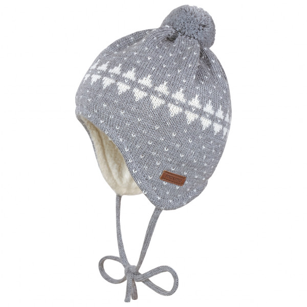 maximo - Kid's Baby-Mütze Ausgenäht - Mütze Gr 45 cm grau von maximo