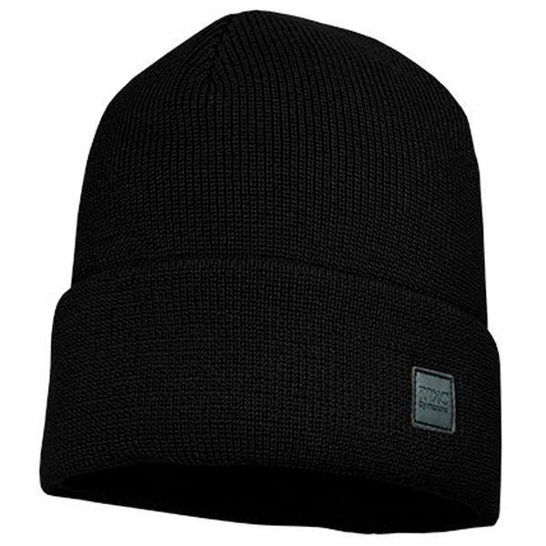 maximo - Kid's Beanie mit Umschlag - Mütze Gr 49-51 cm schwarz von maximo