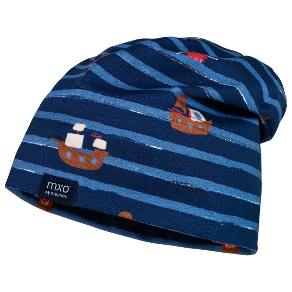 maximo - Kid's Mini Beanie Maritim - Mütze Gr 51 cm blau von maximo