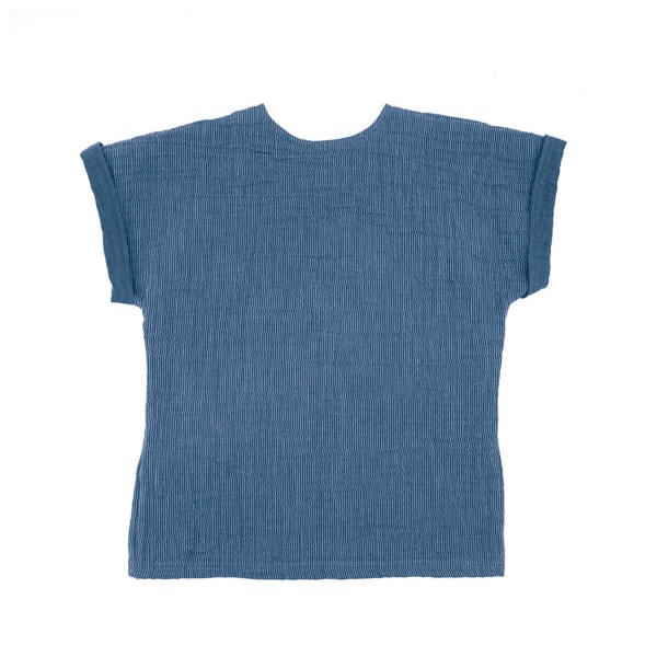 maximo - Kid's Mini Boy Hemd S/S - T-Shirt Gr 98 blau von maximo