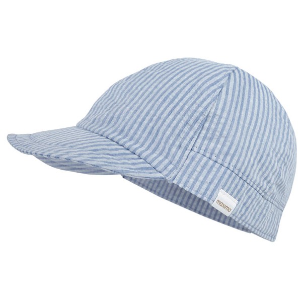 maximo - Kid's Mini Cap Streifen - Cap Gr 55 cm grau von maximo