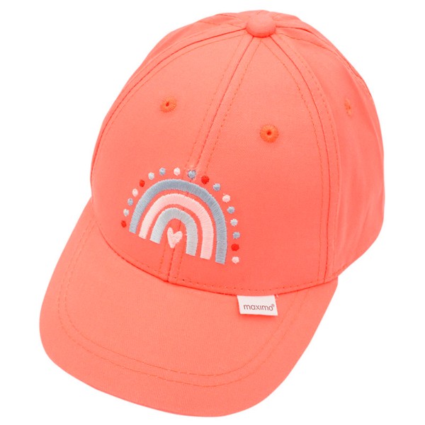 maximo - Kid's Mini Girl Cap Rainbow - Cap Gr 53 cm rot von maximo