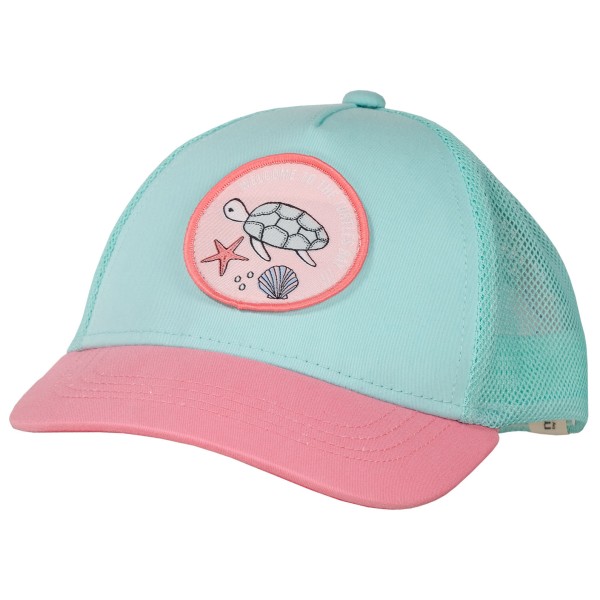 maximo - Kid's Mini Girl Cap Turtle Snap-Back - Cap Gr 51-53 cm rosa von maximo