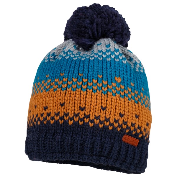 maximo - Kid's Mini-Mütze Pompon Gr 49 cm blau von maximo