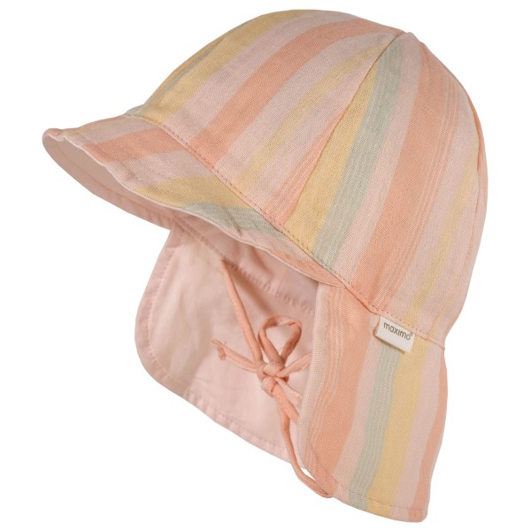 maximo - Kid's Mini Schildmütze Musselin - Cap Gr 45 cm;47 cm;49 cm;51 cm;53 cm beige;blau;braun;rosa;türkis von maximo